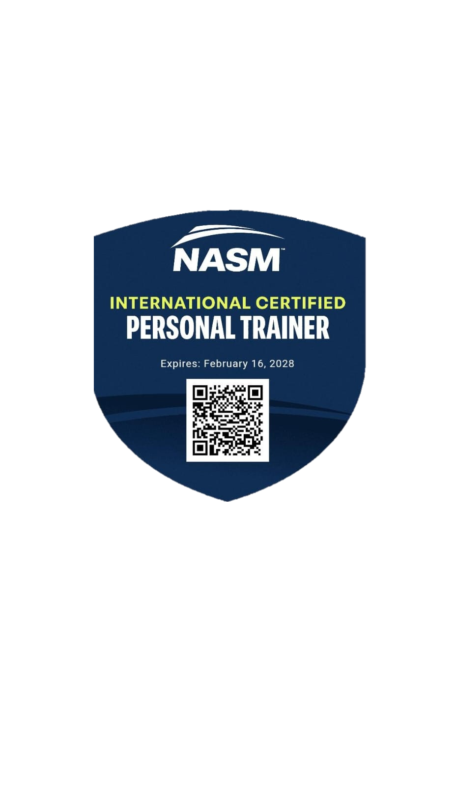 NASM badge